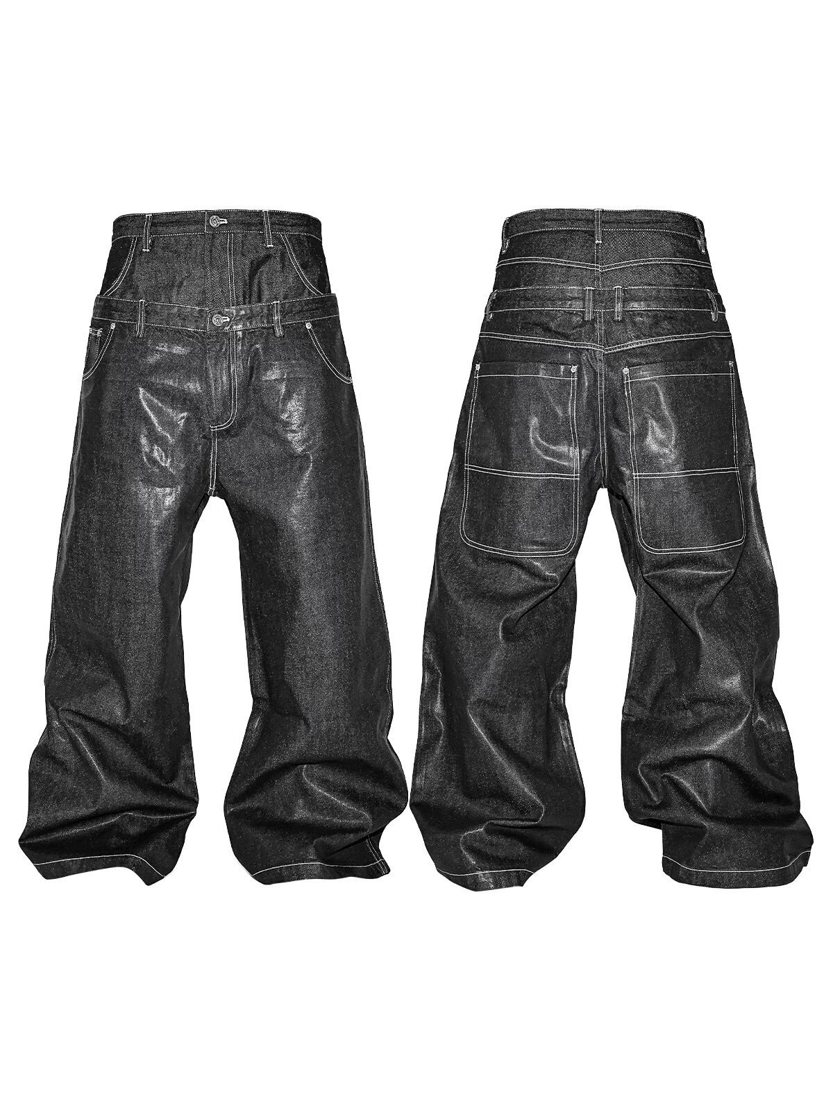 LCE Double Loop Opium Coating Denim | INVADER