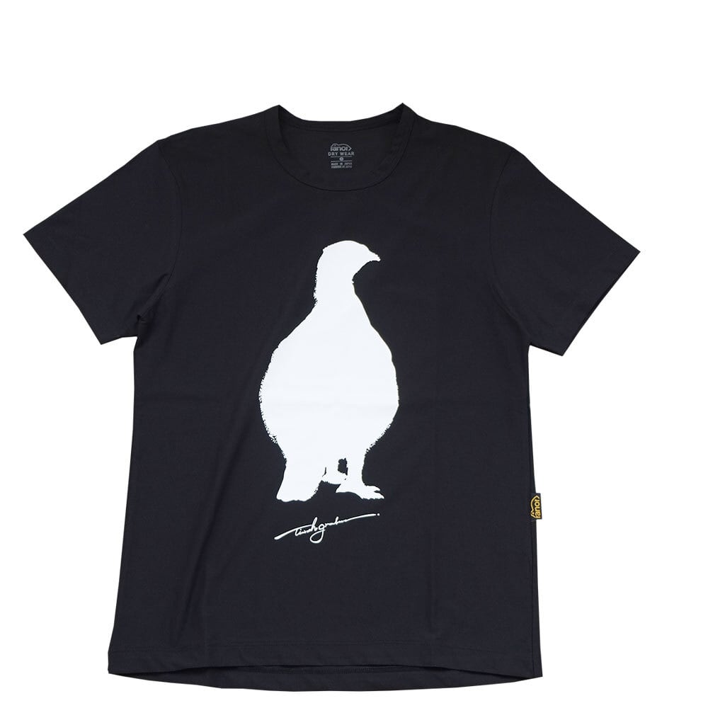 ラナー ranor Tシャツ Mサイズ ranor(ラナー) ROCK PTARMIGAN T-SHIRT BLACK×WHITE | play field mountain