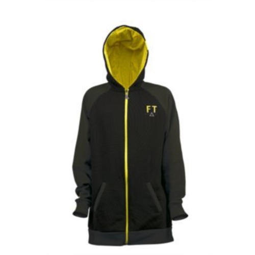 FT / FULLTILT：ZIP HOODIE　BK/YELLOW