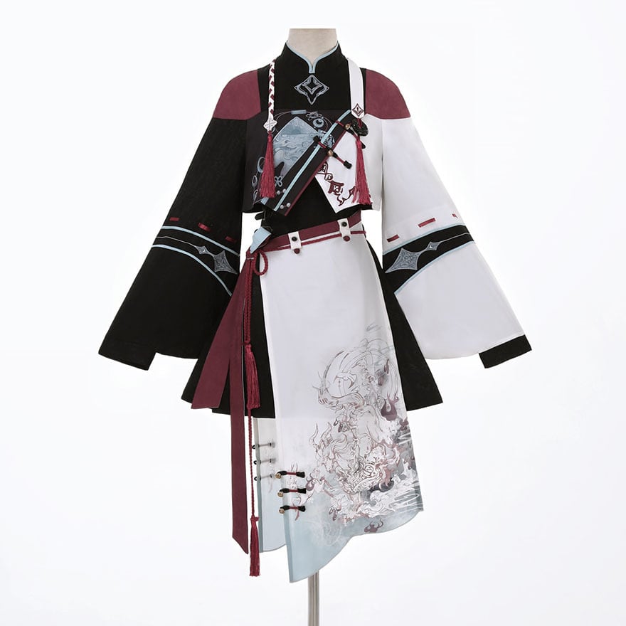 SEASONZ サイバーパンク系 中華ロリータ セットアップ ライブ衣装 ステージ衣装 イベント衣装