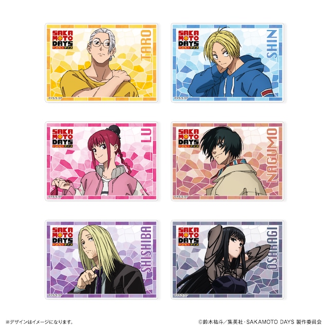 SAKAMOTO DAYS ステンドグラス風トレーディングアクリルカード BOX 全6種