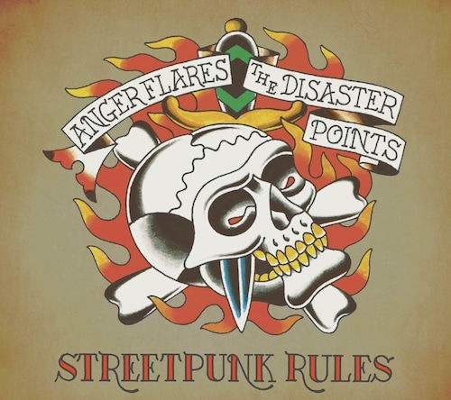 THE DISASTER POINTS/ANGER FLARES  STREETPUNK RULES    CD