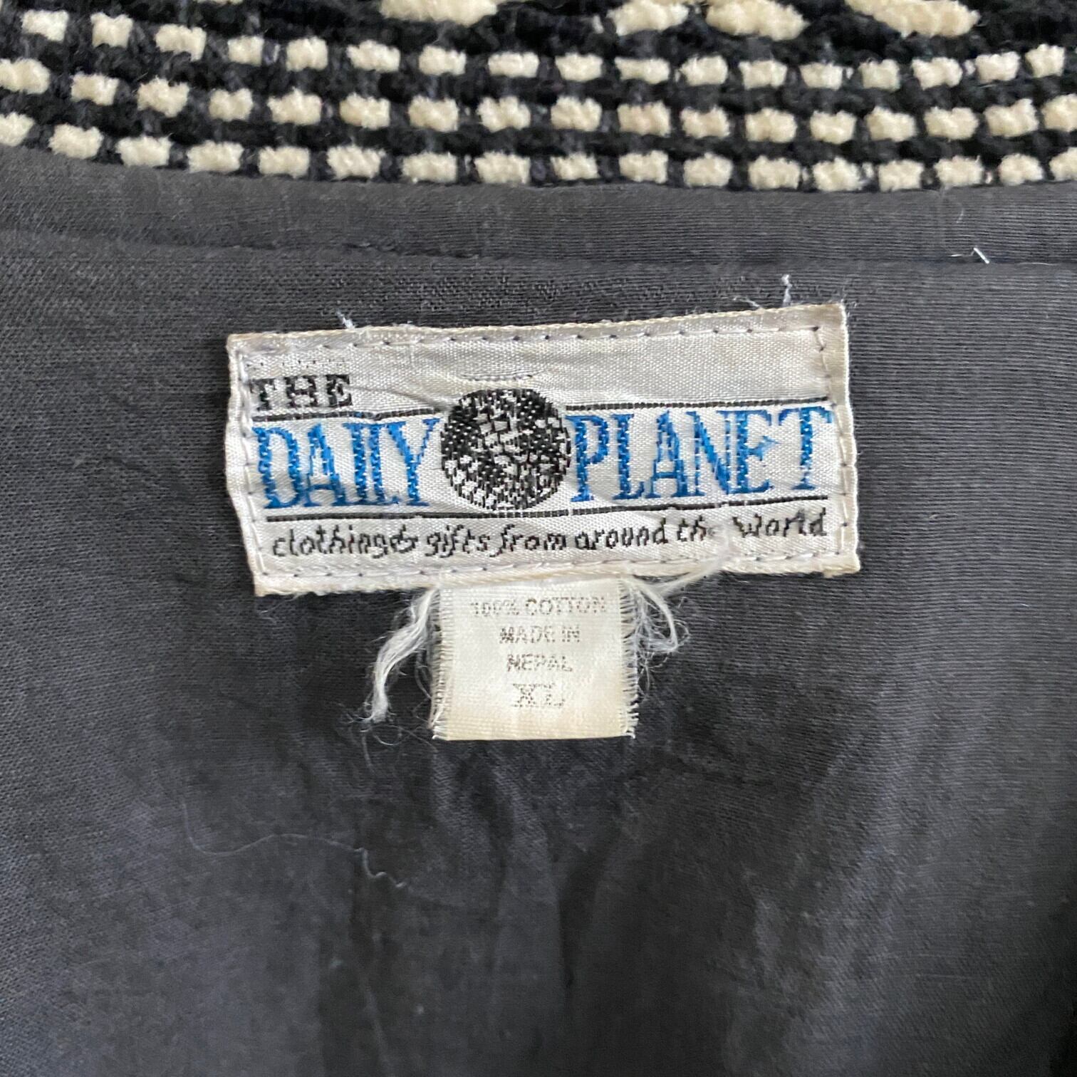 DAILY PLANET ネパール製 ネイティブ柄 エスニック ラグジャケット