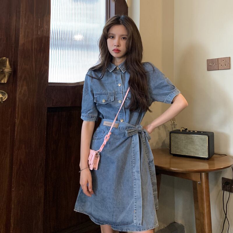 ウェストドレス サマースリーブスカート 夏物 スーパーモール88347037748