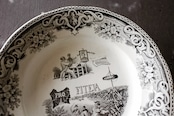 1860s Creil et Montereau Lebeuf Milliet et Cie 不可解ユートピア 謎のプレートc クレイユモントロー Rébus