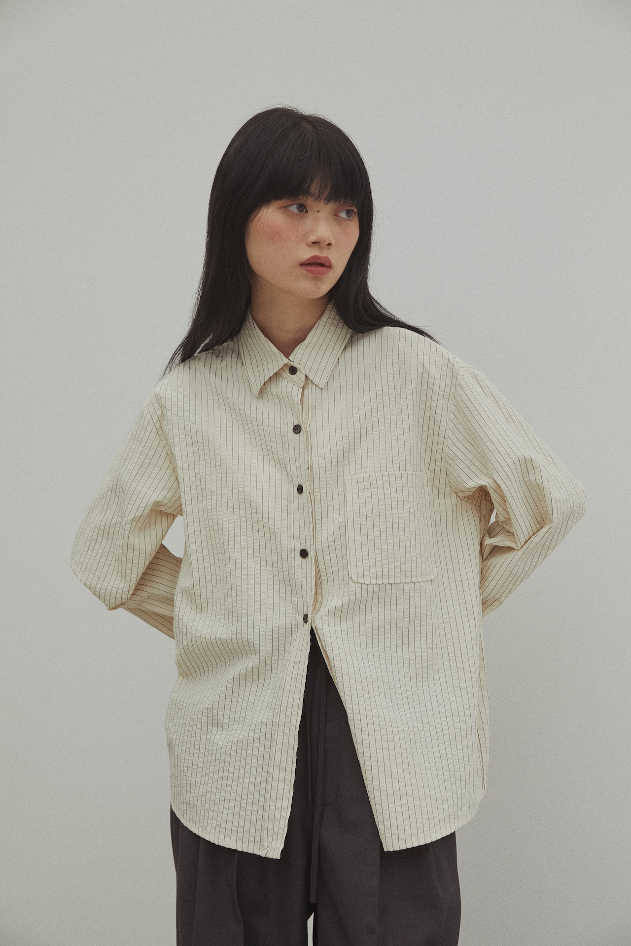 DU125902 Stripe Design Shirt【残り8点】