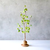 ベンジャミン 斑入り 造花 フェイクグリーン 花瓶付き 卓上 観葉植物 インテリア H38cm