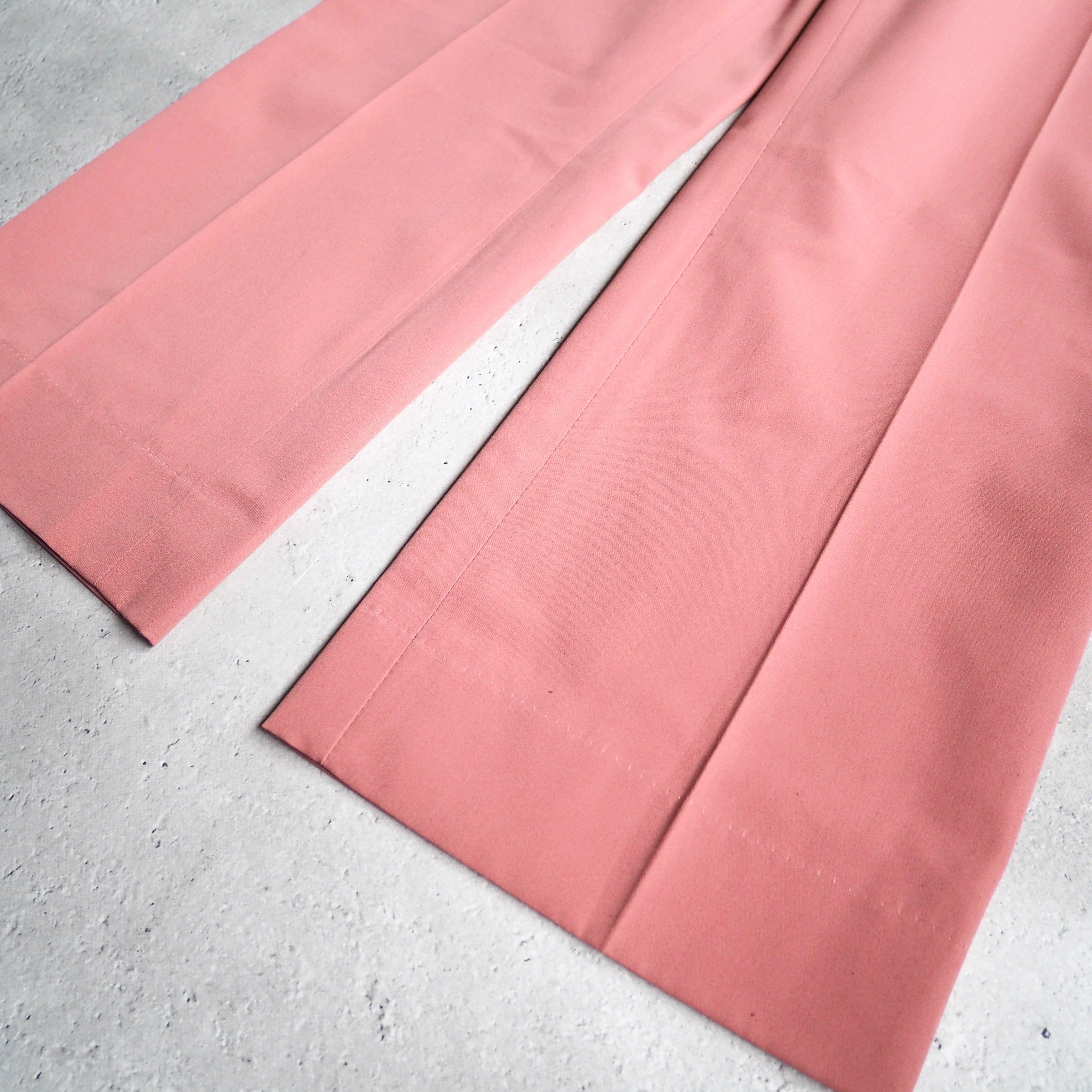 Beautiful flamingo Pink color Vintage slacks Pants