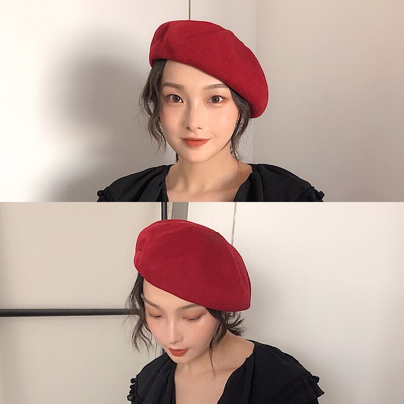 サマー薄手スプリングオータム 帽子 春物 夏物 秋物 ベレット ヘアアクセサリー ブラック・アイド・ピーズ61828299740