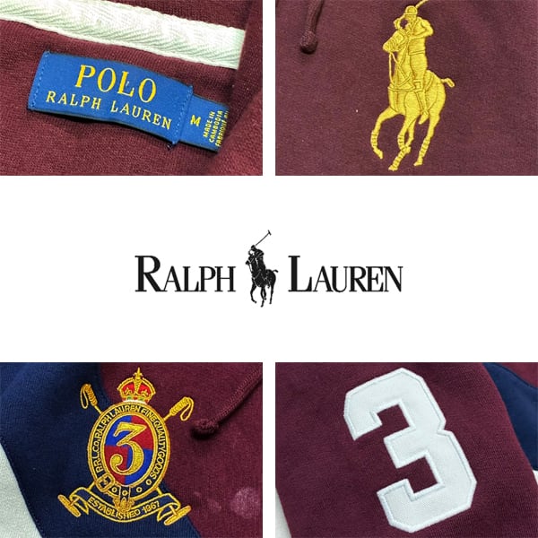 1点物◇ラルフローレンPOLOビッグポニー刺繍スウェットパーカー古着