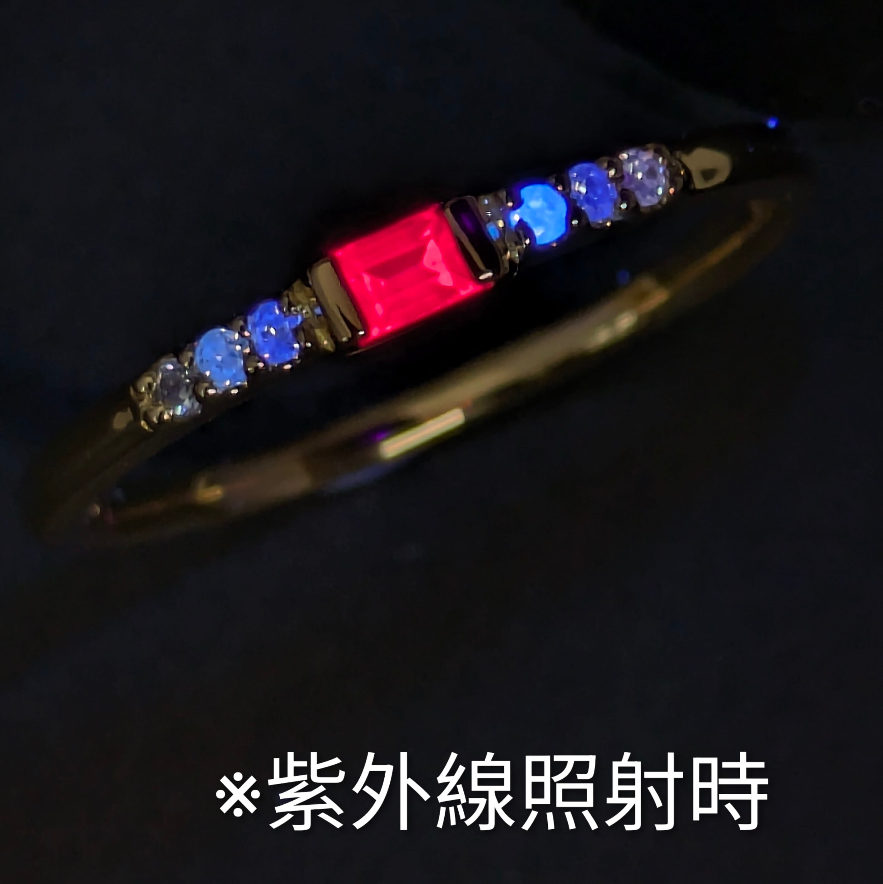 K18ピンクスピネルリング ミャンマー・モゴック産 ピンクスピネル 0.07