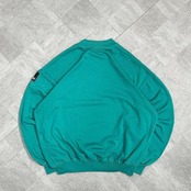 【極上デザイン】アディダス スウェット 90s 希少カラー グリーン ロゴ刺繍