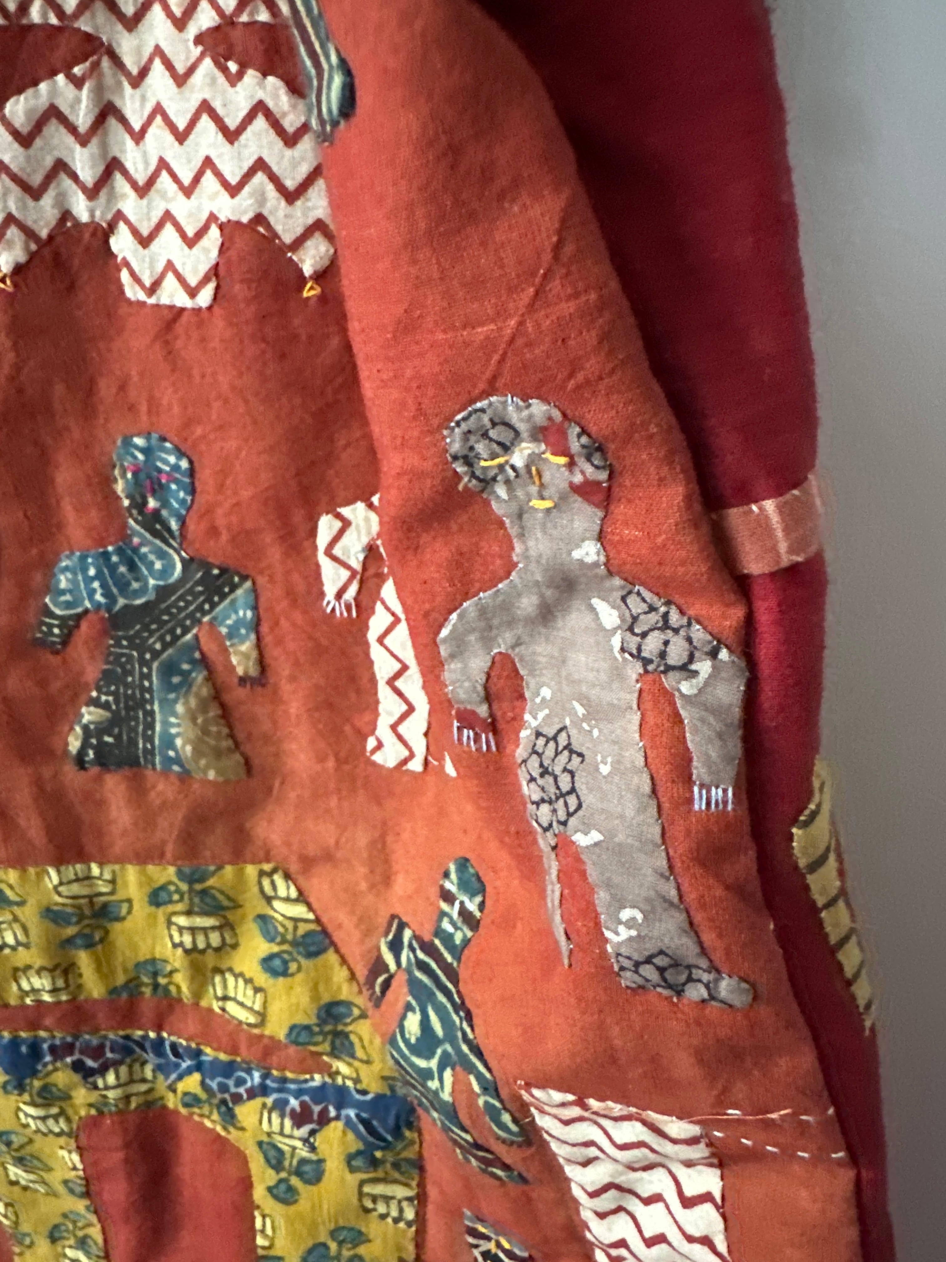 made in India オーダーメイドのキルトワンピース