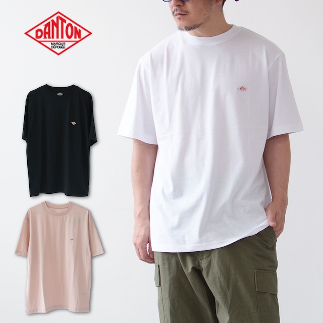 DANTON [ダントン] M T/C INNER T-SHIRT SOLID [DT-C0196CVT]  テトロンコットン 半袖 インナーTシャツ・コットンTシャツ・無地・インナーライク・シンプルTシャツ・MEN'S [2024SS]