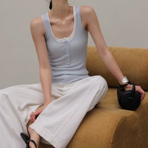 フェイクレイヤードタンクトップ ・22497