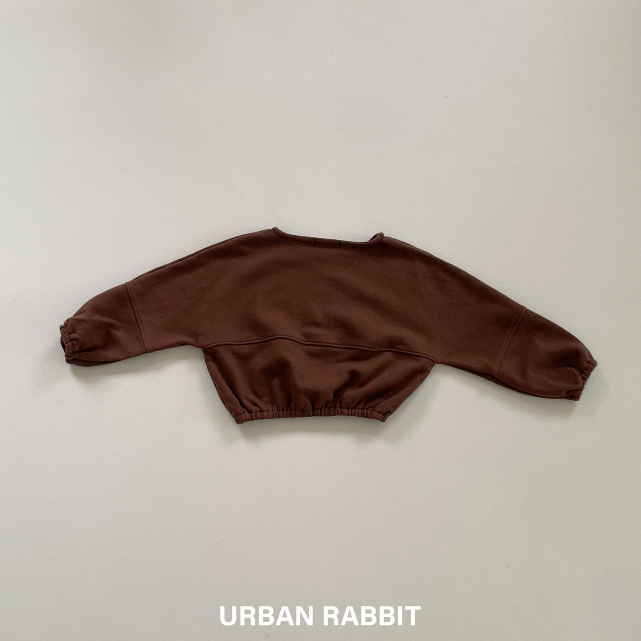 【urbanrabbit】バルーン切替プルオーバー ブラウン 90~130cm 240831 - 2
