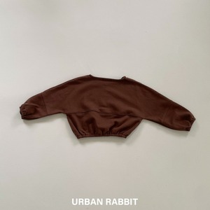 【urbanrabbit】バルーン切替プルオーバー ブラウン 90~130cm 240831