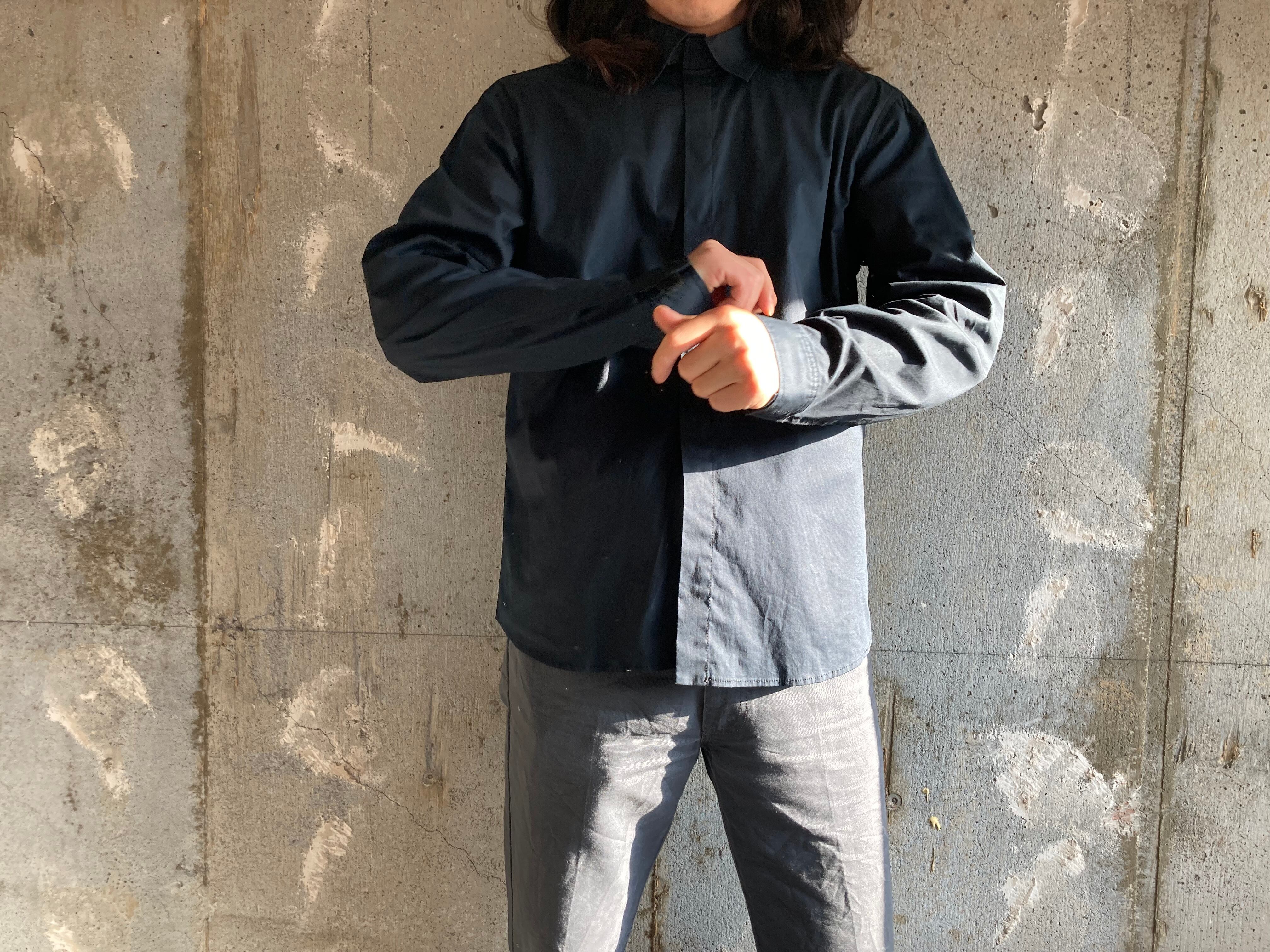 00s Armani velcro shirt 2000年代 エンポリオアルマーニ ベルクロ 