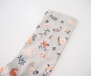 Bonne Maison/【LA ROSEE】Socks Celadon Cherub RO9-01