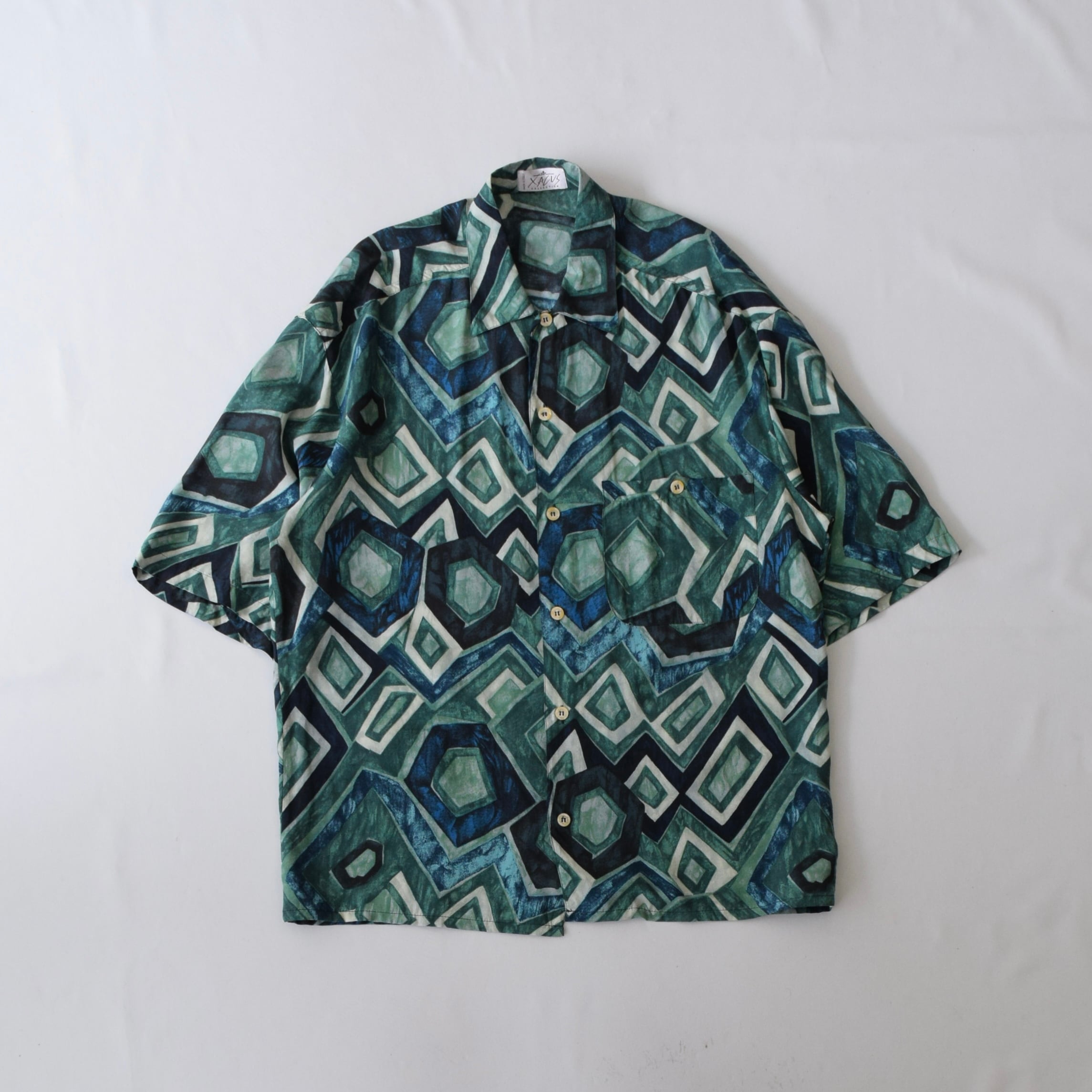 90's~00's Ralph Lauren/ラルフローレン “CLAYTON“ 半袖オープンカラー