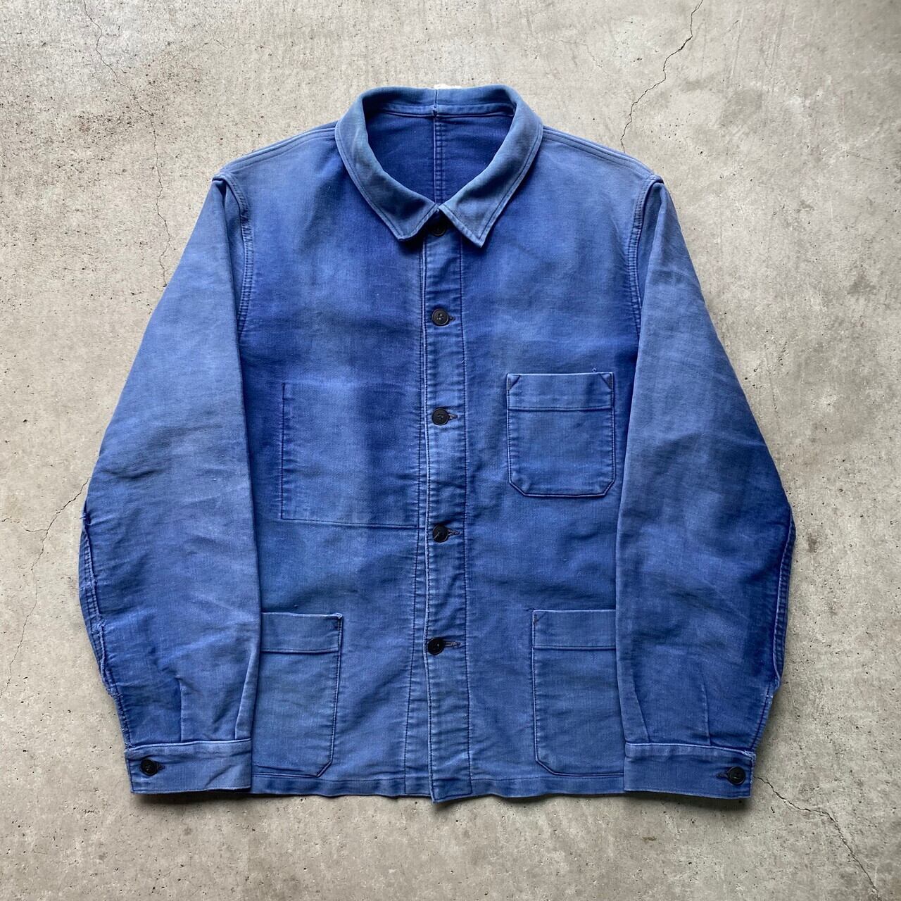 50s 60s フレンチ モールスキンジャケット ユーロ ワーク フランス製  