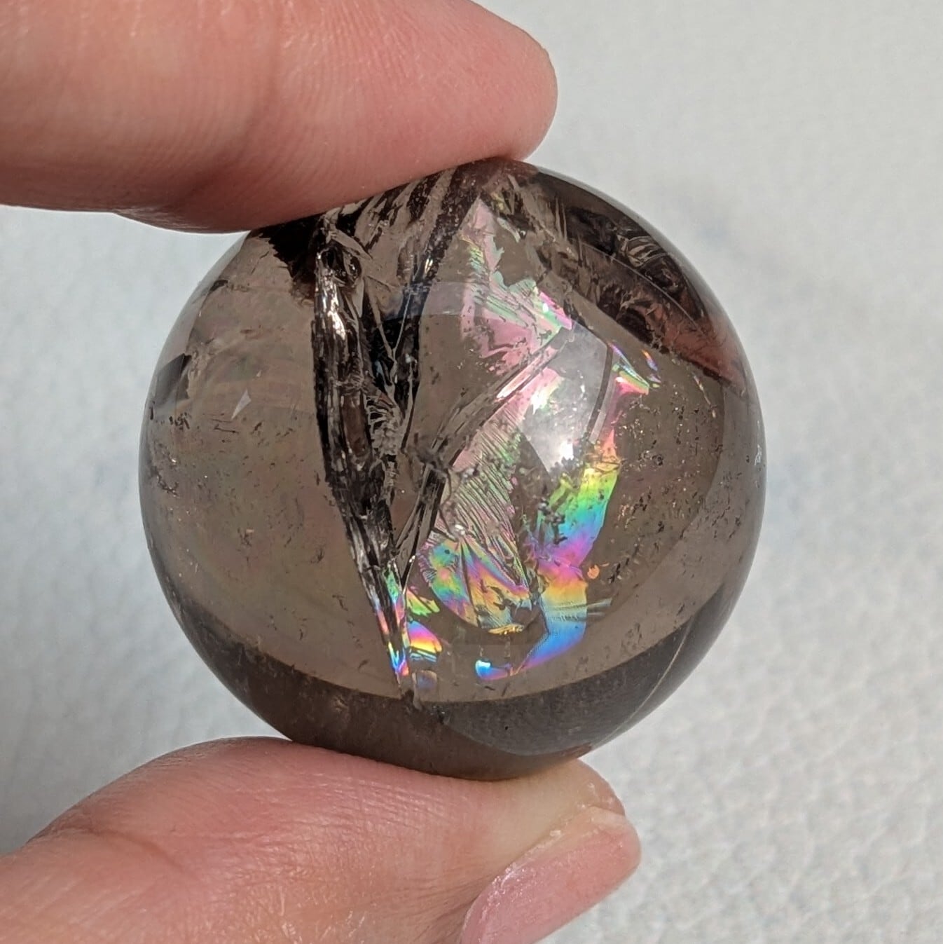 アイリススモーキークォーツ スフィア 約27mm | iris imrama stone
