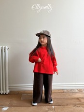 エリーモリー / ELLY MOLLY / モンドピーチTシャツ / 韓国子供服 / ジュニア / 26winter〖取寄〗*13~19号*
