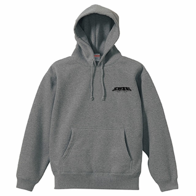 シャロローン「明るい家族計画」プルオーバーパーカー（グレー）