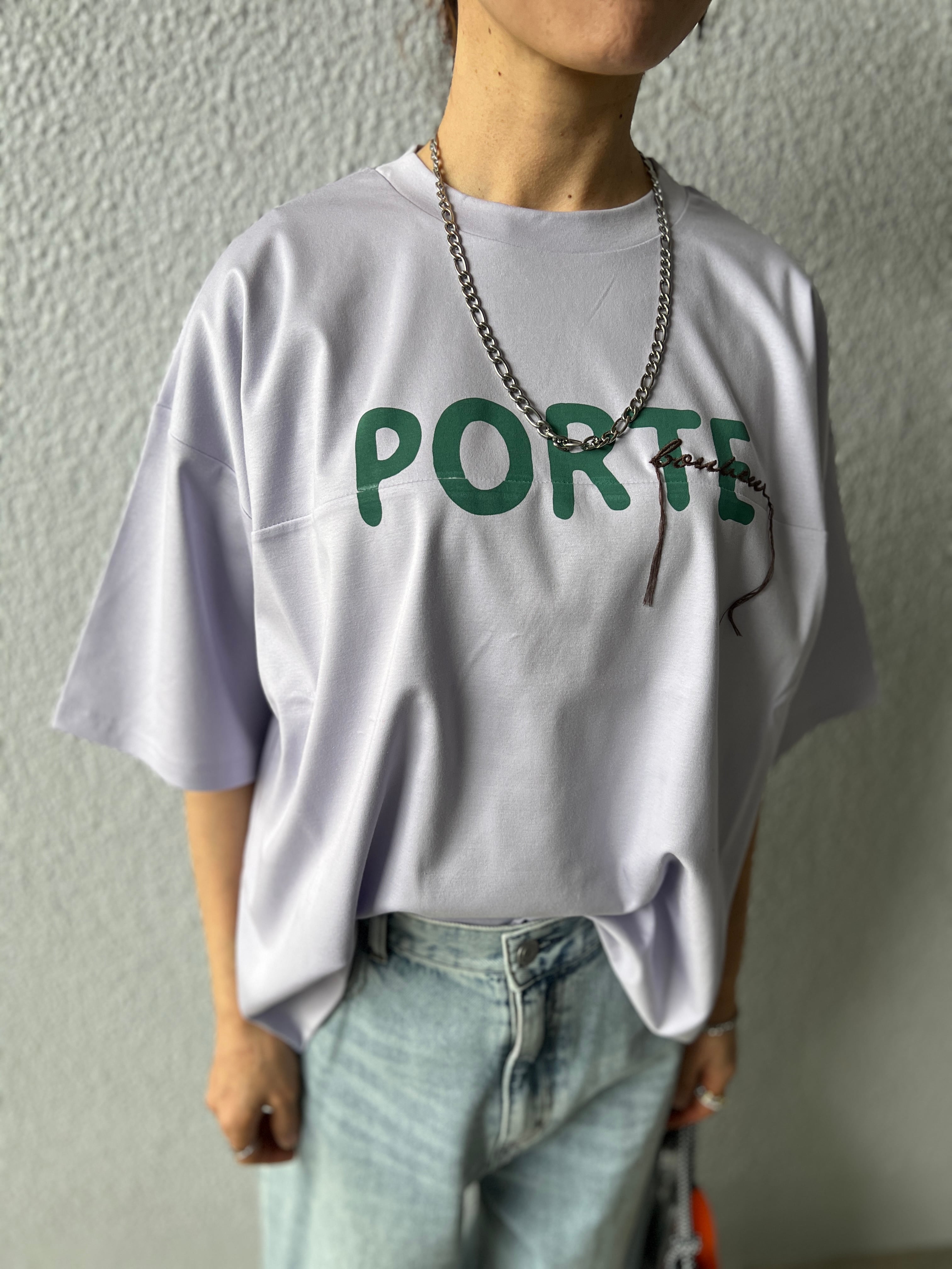 【ESPEYRAC】フリンジロゴプリントT 7611006