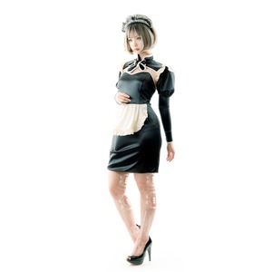 サイバーメイド服セット ミニタイトスカート