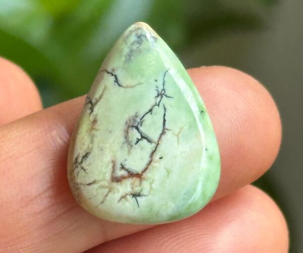 Green Cherry Blossom Agate Drop 1 ✧ グリーンチェリーブロッサム