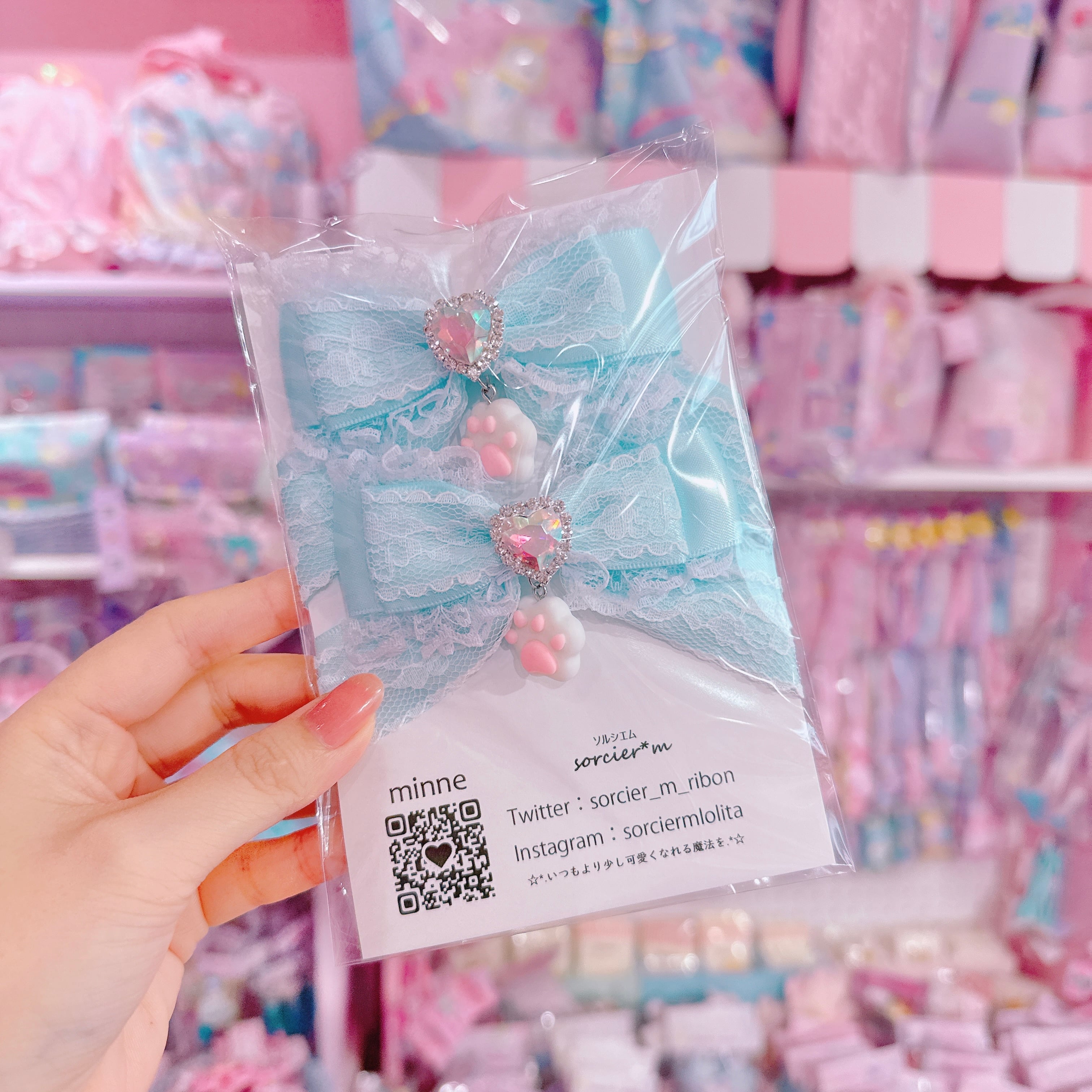 【E10】8-16ツインヘアクリップ