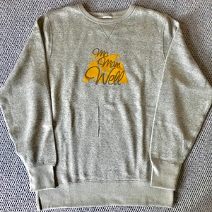 《送料込》McMamWell Print Sweat "Heather Gray"