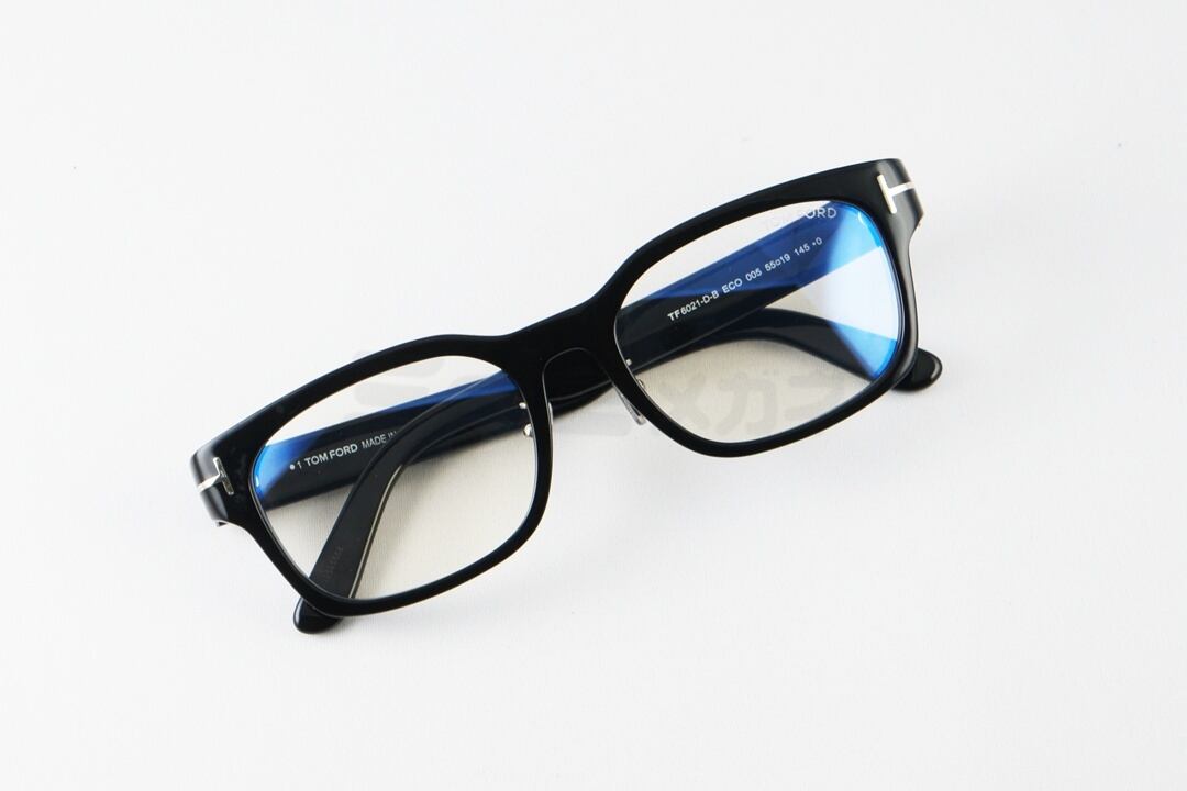 TOM FORD メガネ TF6021-D-B 005 日本企画モデル スクエア メンズ
