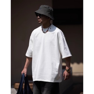 Loose fit solid color tee 0900