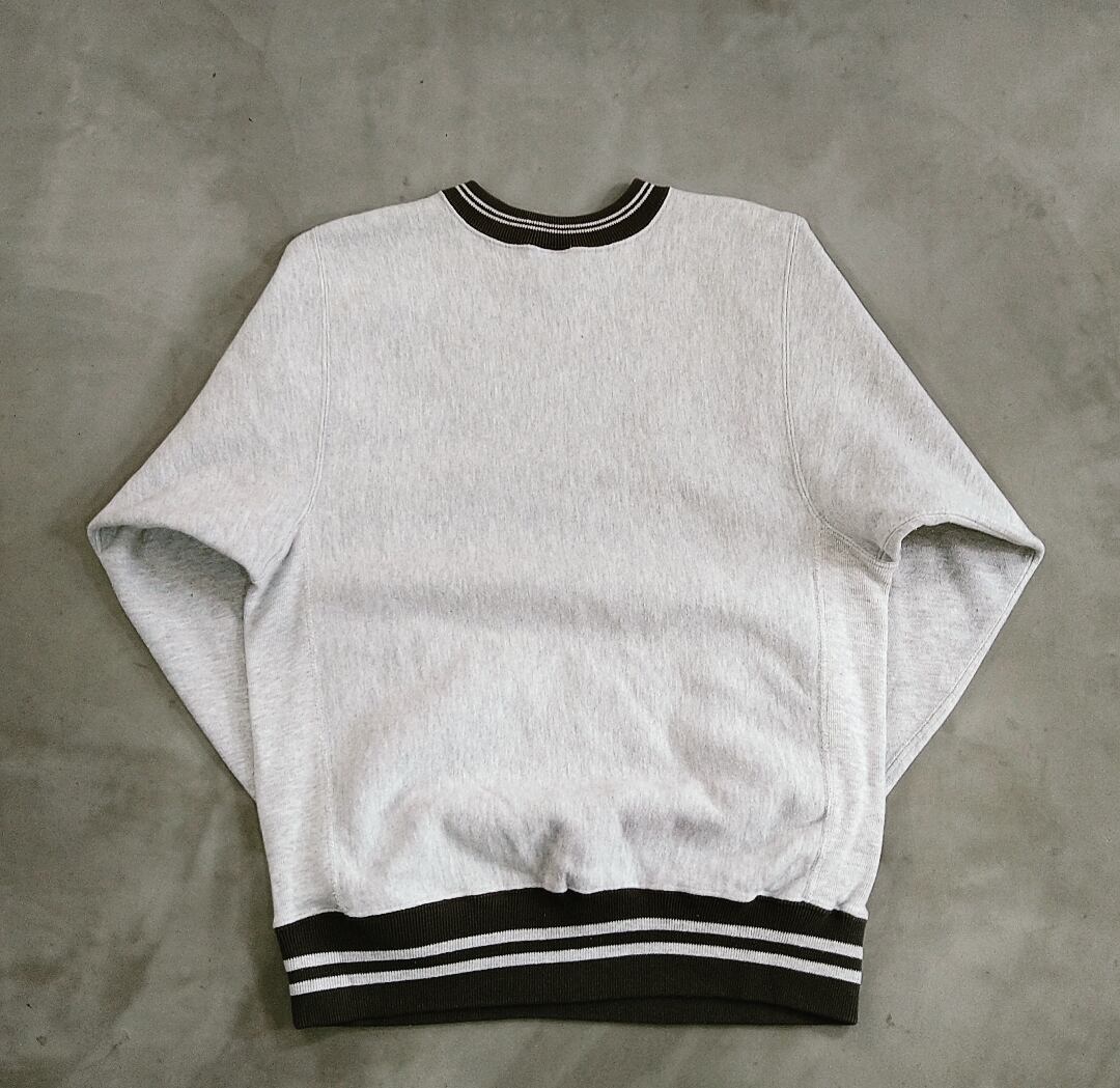 champion R/W script logo ribline sweat｜トップス