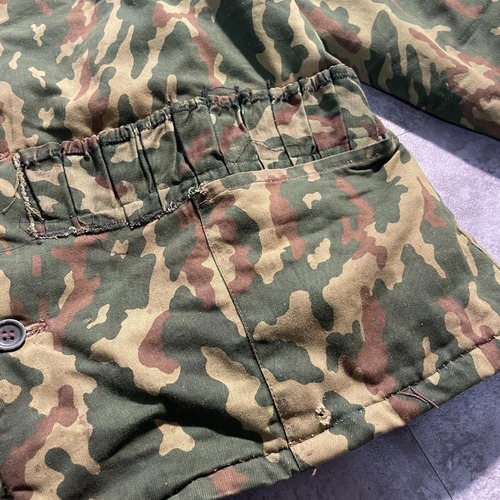 90s TTsKO カモフラージュ 中綿 キルティングライナー アモベルト 弾薬用ポケット バックストラップ 総柄 ロシア製 jacket 詳細写真8
