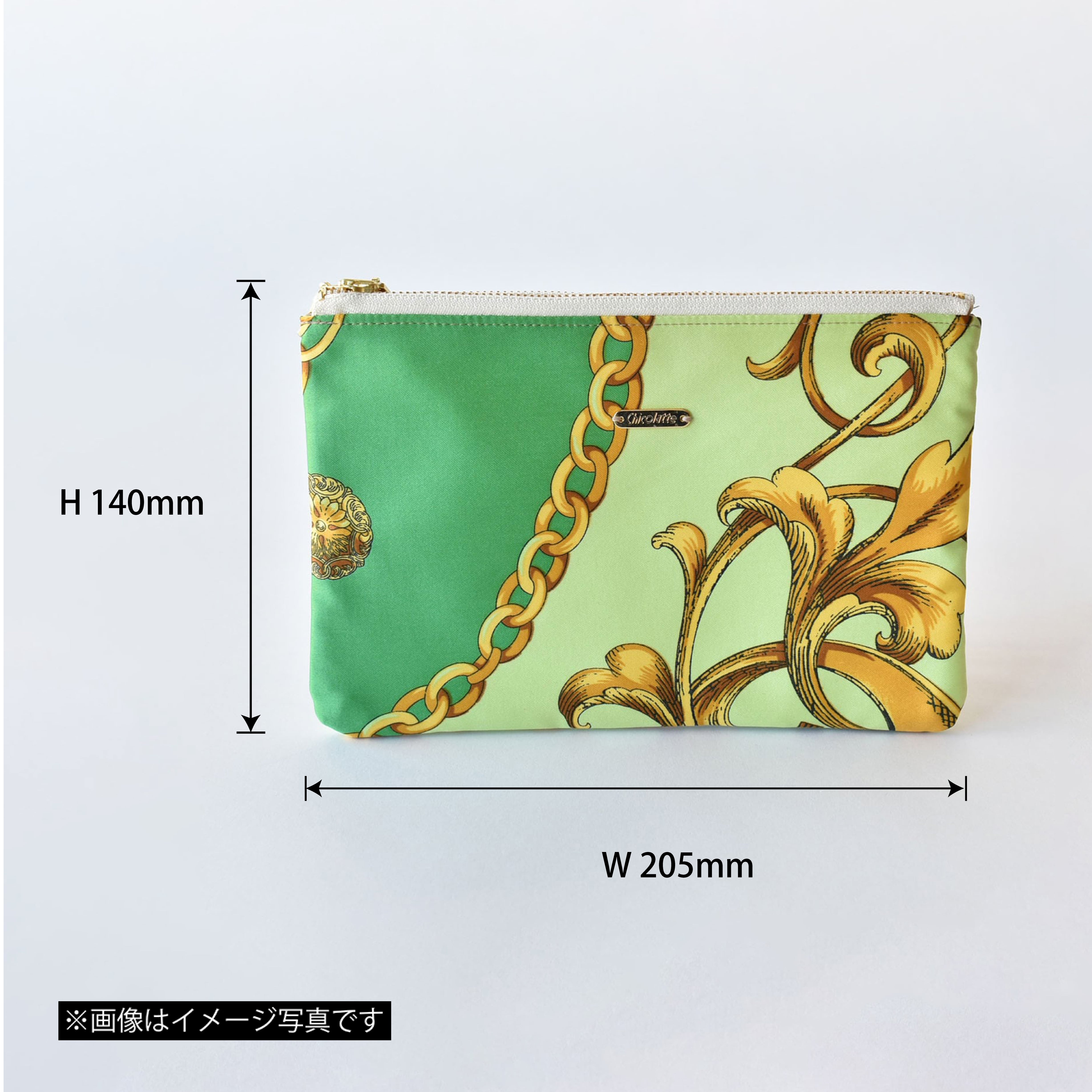 W ZIP POUCH / No,10215 | Chicolatte | チコラッテ