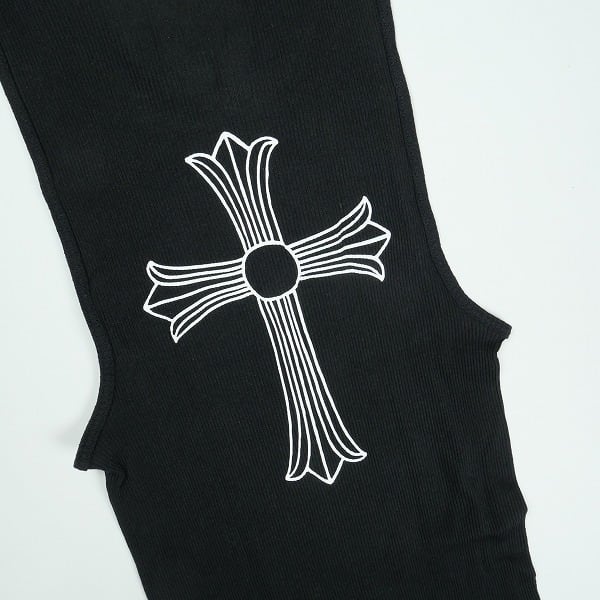 Size【M】 CHROME HEARTS クロム・ハーツ T-BAR CROSS RIB TANK TOP