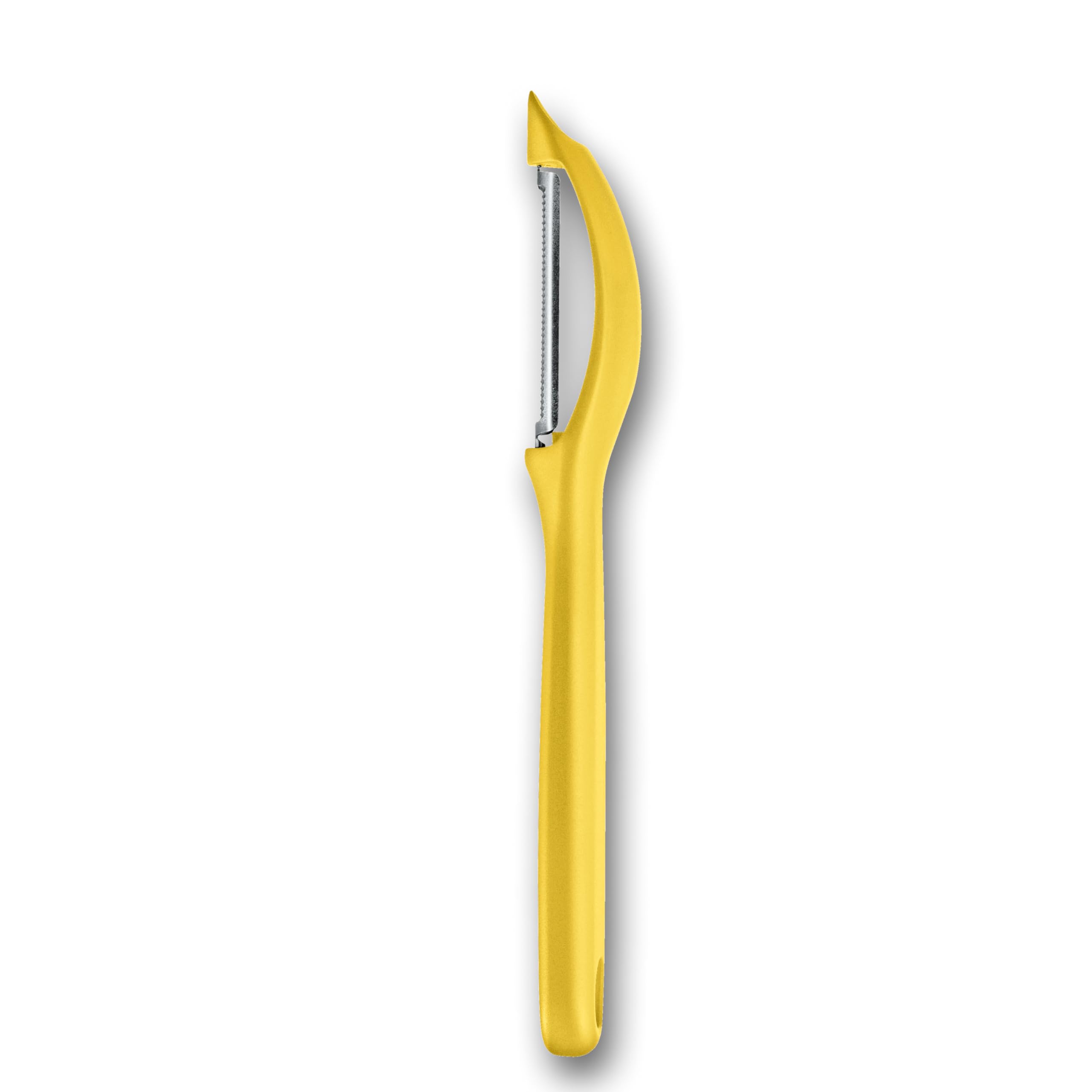 【特価処分】VICTORINOX(ビクトリノックス) ピーラー 食洗機対応 切れ味がよい縦型皮むき器 波刃 イエロー 人間工学に基づいたハンドルでにぎりやすい ユニバーサルピーラー 7.6075.8