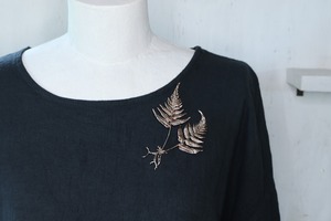 植物標本 ブローチ | オブジェ [シダ植物]