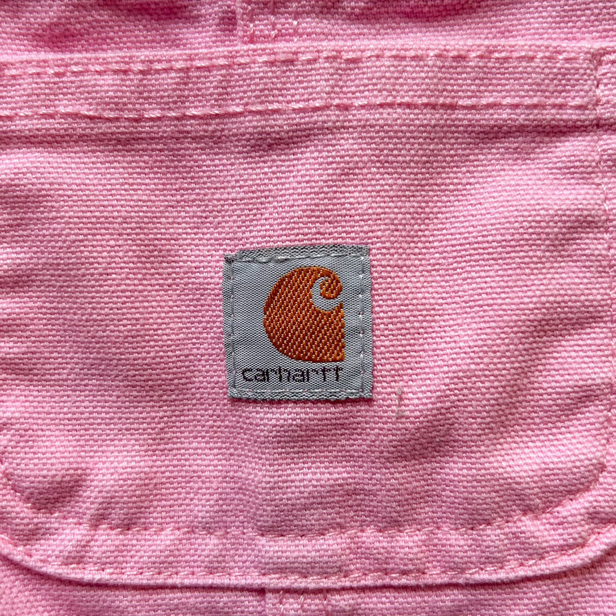 Carhartt/ピンク】オーバーオール｜85サイズ｜キッズ古着 KID_O50