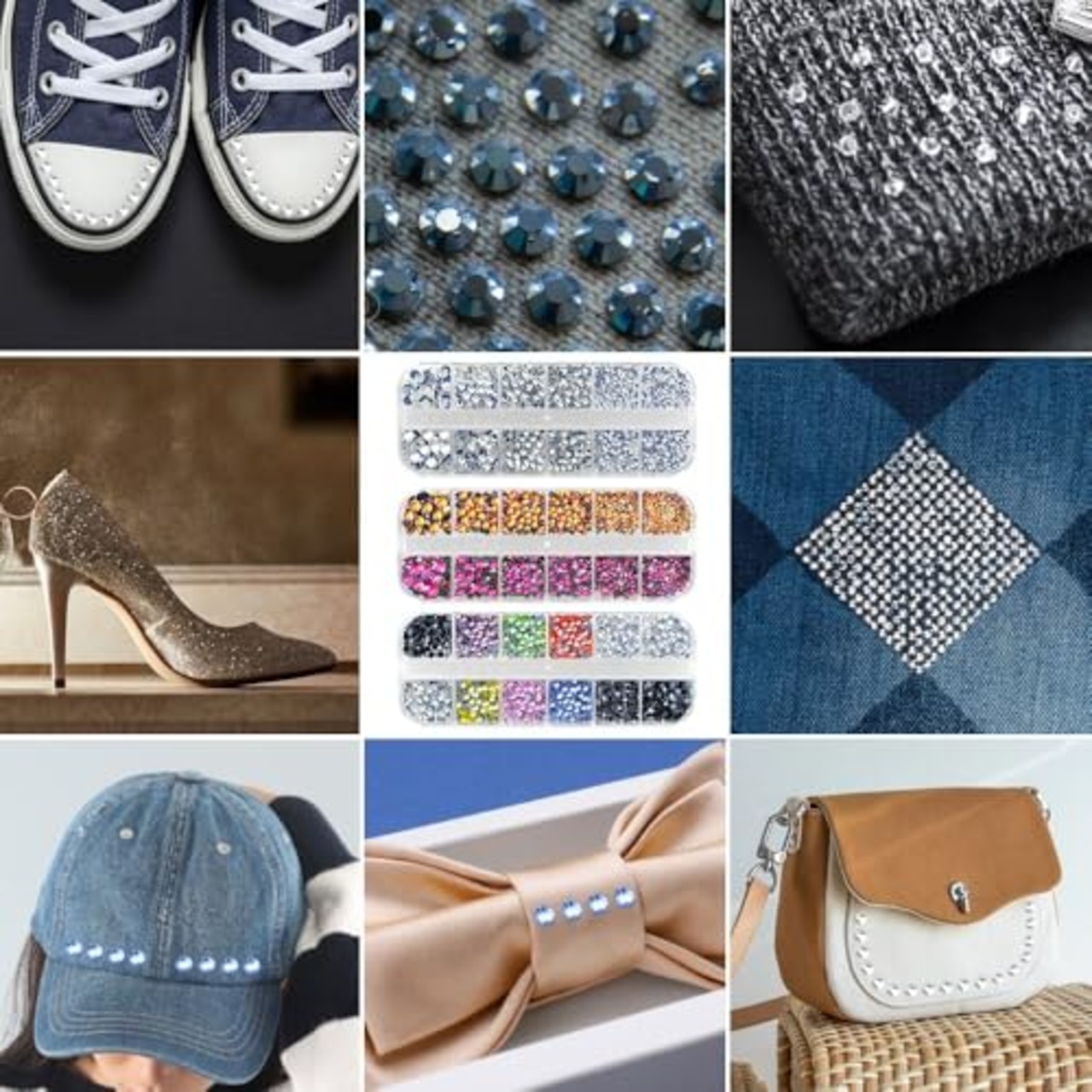 XINMEIWEN Bedazzlerキット、ラインストーン付き、ホットフィックスアプリケーターツール、ダイヤモンドペインティングペン、7つの異なるサイズのチップ、ピンセット、ブラシクリーニングキットDIY衣類シューズ用(ピンク)