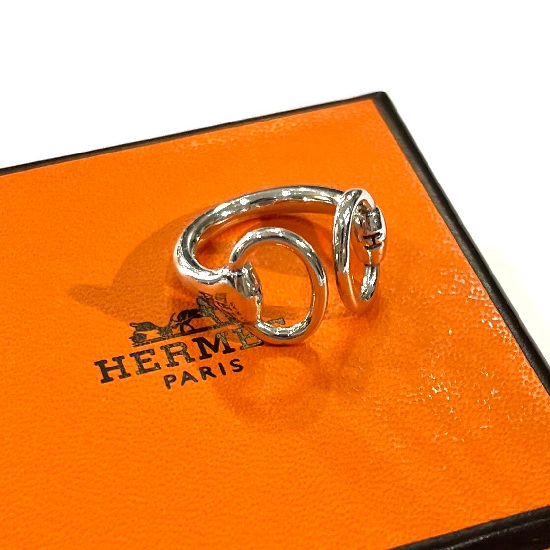 HERMÈS】【12-13号】2881 Nausicaaナウシカ リング SV925 シルバー
