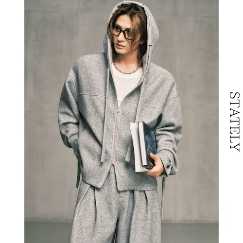 Urban Knit フーディセットアップ/2color_ST51 画像