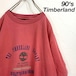 90‘s Timberland デザイン tシャツ 裾袖シングルステッチ