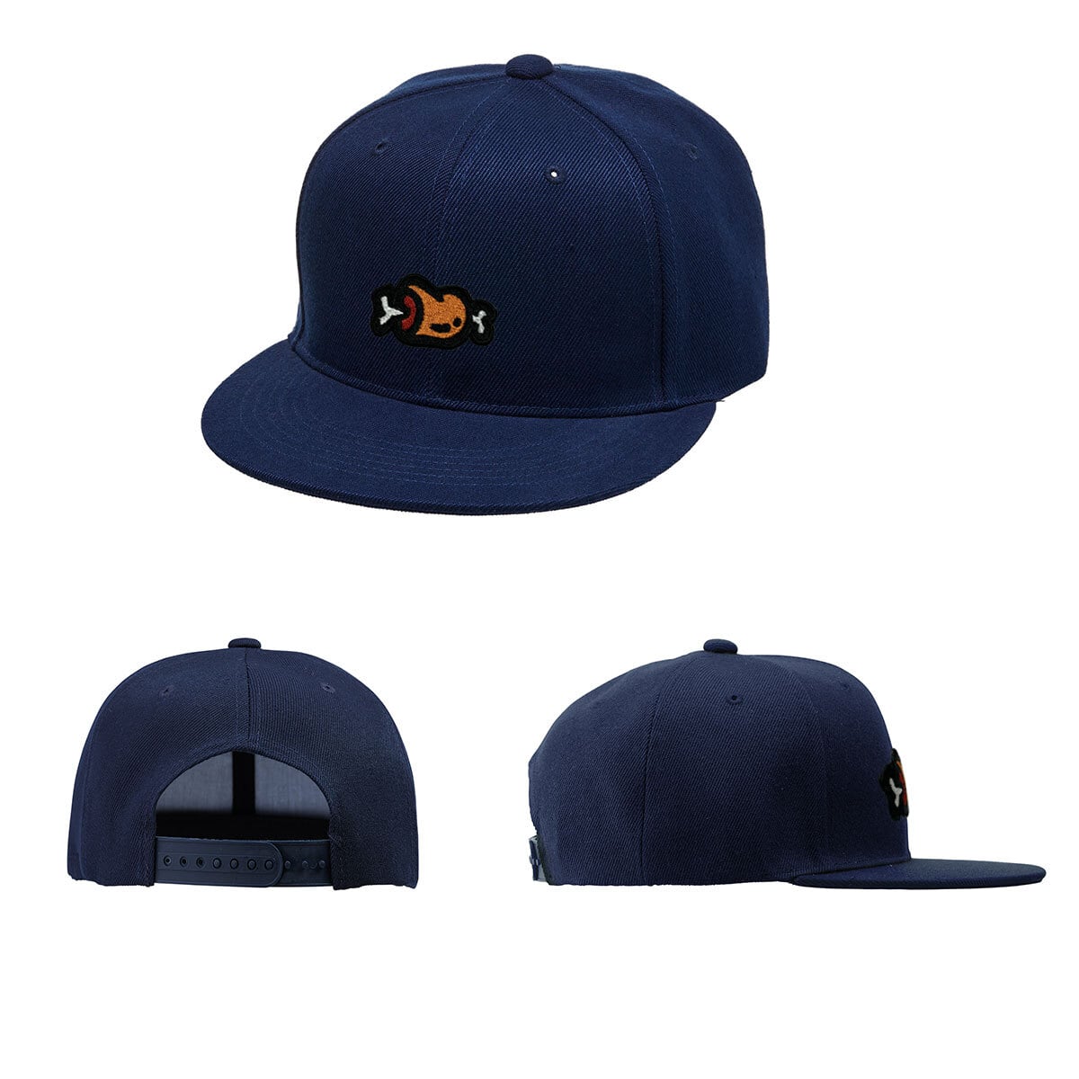 マンガ肉 刺繍キャップ cap-b_ss008 帽子 漫画肉 まんが肉 焼肉 BBQ バーベキュー お肉 ステーキ イラスト フラットバイザー フラットバイザースナップバックキャップ ワンポイント おもしろ ワッペンき 刺繍キャップ cap-b_ss009 フラットバイザー スナップバック キャップ 帽子