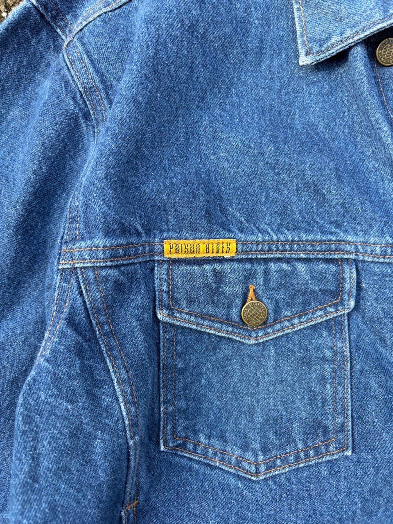 USA Made 80s- Prison Blue Denim Jacket