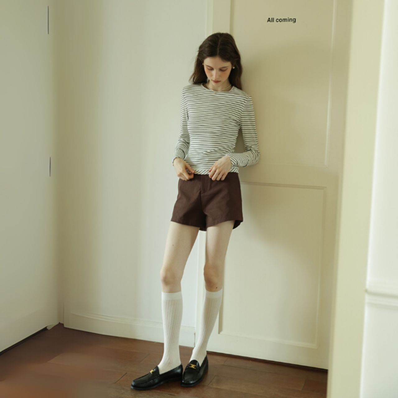 Parisien Rayé Long Sleeve Tee F0474