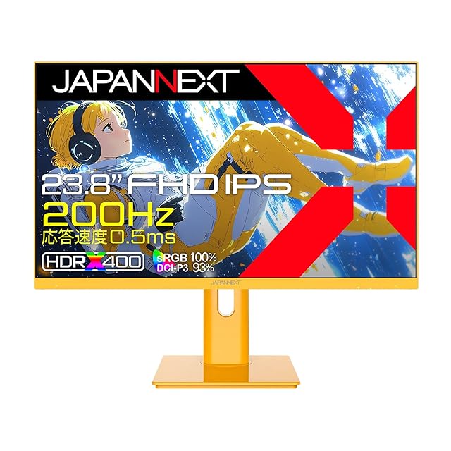 G-MASTER ゲーミングモニター ディスプレイ 白 ホワイト 23.8インチ